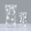Hediye Sargısı 50/100 PC Daisy Çiçek Baskı Plastik Şeker Çantaları Tedavi Kurabiye Bisküvi Ambalaj Poşetleri Düğün Doğum Partisi Malzemeleri