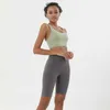 Yoga -outfit Soisou Summer Yoga Set Two Pally Sets Dames Outflits Bra Top Dames Shorts Sport Fitness Cycling Gym Sportswear Woman 45 Colors P230504