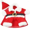 Dog Apparel Pet Christmas Day Fun Party Decoration Santa Claus Clothing Supplies