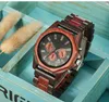 Wristwatches Engraved Wooden Watches For Men Military Luxury Personalized Customized Wrist Anniversary Watch Gift