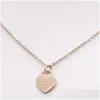 Stud Classic Designer T Złote Heart Earring Kobiety Rose para stal nierdzewna o grubości 10 mm gęsto piercing biżuterii
