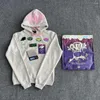 Tasarımcı Erkek Kadın Hoodies Syna World Trendy Giysileri Synaworld Gray Trailsuit Üstler Y2K Street Kazak Kıyafetleri Sokak Giyim Elbise Kadın Erkek Hoodie 79