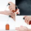 15 ml 30 ml 60 ml 100 ml Amber Brown Glass Bottle Proteable Lotion Spray Pump Container Tom påfyllningsbar reseklasschampo Packi Cicw