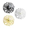 Orologi da parete Orologio in acrilico artistico appeso con numeri arabi Design moderno e leggero per l'arredamento del bagno e della cucina