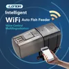 Alimentadores ILONDA Intelligent Wi -Fi App Fish alimentador de peixes Auto Organ Smart Control Aquário Tanque Aquário Automático Dispositivo Timing Equipamento de pesca