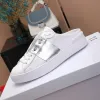 Mode Top Qualité Luxe Designer Casual Chaussures Voyage d'été Hommes Femmes Blanc Sneaker Marche Mocassins Talon Plat Cuir Run Randonnée Chaussure Cadeau Tennis Entraîneur Piste En Plein Air