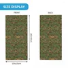 Scarves Russian Woodland Camouflage Bandana Neck Gaiter Printed Army Military Camo Face Scarf Multi-use Cycling Running Washable