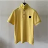 2023 verão lazer tempo confortável polos masculinos simples bordado logotipo sólido camisa polo moda