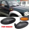 För Nissan Navara D22 1998-2005 NP300 1998-2005 Dynamisk blinkare LED Turn Signal Side Marker Light Sequential Lamp Flasher Indicator