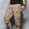 Men's Shorts Cargo Shorts Men Summer Streetwear Mens Cotton Shorts Summer Overall Military Short Trousers Plus Size 5XL Men Bermuda Masculina 230427