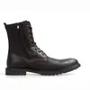Bottes hiver Vintage travail hommes 3846 Style britannique désert militaire haut en cuir véritable chaussures de neige mâle 231124