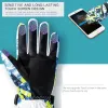 Winter Snowboard Ski Gloves PU Leer Non-slip Touch Screen Waterdichte motorfiets fietsen Fleece Warm Sneeuwhandschoenen Unisex