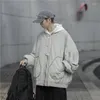 Hommes Vestes Rétro Bomber Veste Hommes Femmes Lâche Automne En Plein Air Pilote Baseball Rue Japonais Harajuku Survêtement Unisexe Printemps 2023