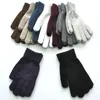 Party Favor Men and women winter gloves knitted woolen gloves for winter thickened cycling plush gloves LT673