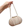Evening Bags Trendy Handbag With Eye Catching Beaded Chain Evenign Clutch Great For Formal And Casual Outfits