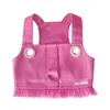 Vêtements pour chiens Candy Couleur Gilet Robe Vêtements Chiot Kawaii Slip Jupe Petits Chiens Vêtements Chat Mode Coréenne Été Mince Fille Mignon Article Pour Animaux De Compagnie