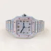 Testeur de montre de luxe personnalisé glacé VVS 1/VS1 GRA, réponse certifiée cloutée, diamant Moissanite, Buss Down, bijoux hip hop
