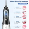 Andra orala hygien oral irrigator USB -laddningsbara vattenflossare bärbar tandvattenstråle 300 ml Vattentank Vattentäta tänder renare för oral vård 230426