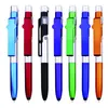 Multifunction 4 In 1 Ballpoint Pen Folding LED Light Mobile Phone Stand Holder capacitive touch screen ballpoint pens For cellphone