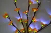 Decoratieve bloemen LED Batterij Bloesem Plum Branch Licht 20 "20l WIT UP 7 kleuren van voor u om te kiezen