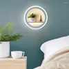 Lampada da parete dimmerabile moderna camera da letto soggiorno luce con fiore e segmento torre telecomando 2.4G RF AC220V 29W