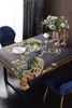 Marki wysokiej jakości kwiat okrągły obrus salonu jadalnia domowa tkanina świeżego retro luksusowy stół jadalny stolik amerykański amerykański