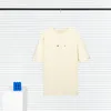 メンズTシャツファッションメンズTシャツ2023バレンカイガティ新しいコットンソフトアンチリンクルレトロ装飾印刷文字カジュアル学生愛好家短袖A01-08