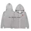 Herren Hoodies Sweatshirts 21S Designer Play Commes Des Garcons Brief Stickerei Langarm Pullover Frauen Rotes Herz Lose DE S021 486 524