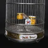 Nidi Gabbia in acciaio inossidabile rotonda Myna speciale gabbia per uccelli gabbia grande per parrocchetti gabbia rotonda in metallo villa