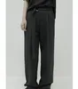 Herrenhose Big Size Paar Cool Boys 'Dark Belt Straight Casual Herrenanzug