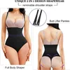 Womens Shapers Sexy Body Shapewear Thong Waist Trainer Corset Open Bust Shaper Seamless Invisible suit Slimming Belly Underwear Faja 230426