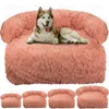 chenils stylos grand chien lit canapé moelleux chiens animal maison tapis longue peluche chaud chenil chat chiot coussin lavable couverture couverture 231124