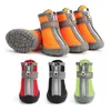 Chaussures imperméables pour animaux de compagnie Chaussures de chien antiskide Chaussures de pluie