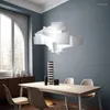Pendant Lamps Italian Foscarini Geometric Lighting Nordic Creative Minimalist Cafe Guest Restaurant Bedroom Stacking Chandeliers