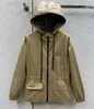 Winter Women Hooded Jacket Down Parkas with Letters Badge Outdoor Windbreakers Brand Clothing Multi Styles S-2xl