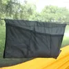 Worki do przechowywania kemping lekka torba wisząca torebka przenośna składana sundries Uchwyt Hamak Organizator Outdoor Sport Sport Mesh Black