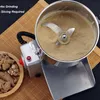 Elektrisk kaffekvarn rostfritt stål högeffekt spannmålsmuttrar bönor kryddor Korn Malning av blandare för kök