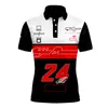 Nuevo traje de carreras de camiseta de manga corta conmemorativo de F1 para la temporada 2023 Traje de carreras de Fórmula Uno personalizado para ropa de trabajo de automóviles