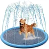 Tappetino per irrigatore per animali da masticare Tappetino rinfrescante per giochi Piscina Tappetino gonfiabile per spruzzo d'acqua Tappetino per vasca da bagno per cani fresco estivo per cani