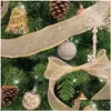 Décorations de Noël 36pcs boules en plastique d'or rose ornement 4cm suspendus pendentif boule année intérieure décoration d'arbre de Noël décoration de la maison 22091 Dhhqh