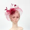 Fermagli per capelli Fascinator da donna Copricapo Clip Matrimonio Ladies Day Races Party Tiara nuziale Fascia per sposa