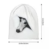 Beralar Peeping Whippet Greyhounds Kafatasları Beanies Şapkalar Greyhound Köpek Bahar Unisex Street Cap Sıcak Çift Kullanımlı Bonnet Şapkası