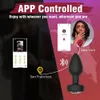 Sex Spielzeug Massagegerät Bluetooth Anal Vibrator Butt Plug Prostata Massagegerät Weiblicher Dildo Erwachsene Spielzeug für Frauen Männer Homosexuell App Fernbedienung