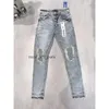 Purple Jeans Designer Jeans Men Designer Jeans for Men Women Pants Purple Brand Jeans Summer Hole 2023 New Style Embroidery Self Cultivation 549