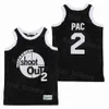 Film Basketball Moive 23 Motaw Wood Jerseys Tournament Shot Out Birdmen 2 Pac 96 Tupac Shakur Birdie nad kostiumem Rim Podwójna drużyna College Vintage Mężczyźni