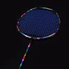 Badmintonschläger Ultraleichter 7U 67g professioneller Vollcarbon-Badmintonschläger N90III besaiterter Badmintonschläger 30 Pfund mit Griffen und Tasche 231124