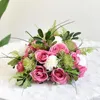 Decorative Flowers Artificial Flower Ball Wedding Table Welcome Area Desk Decoration Floral Arrangement Party Dinner Decor Po Props