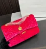 Designer designer schoudertas crossbody tas klassieke flap chain messenger bag dame clutch bags luxe handtassen Fluweel camellia ontwerp dames portemonnee 25*15cm