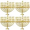 Tarna tavola da 4 pezzi Anelli da asciugamani decorazioni per feste Farmhouse ANNO NASCO HANUKKAH HITTRO