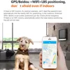 Trackers Empaheproof Mini Pet GSM GPS Pet Smart Tracker Locator Collar pour chien Cat Long Standby Free App Plateforme de suivi de la plate-forme